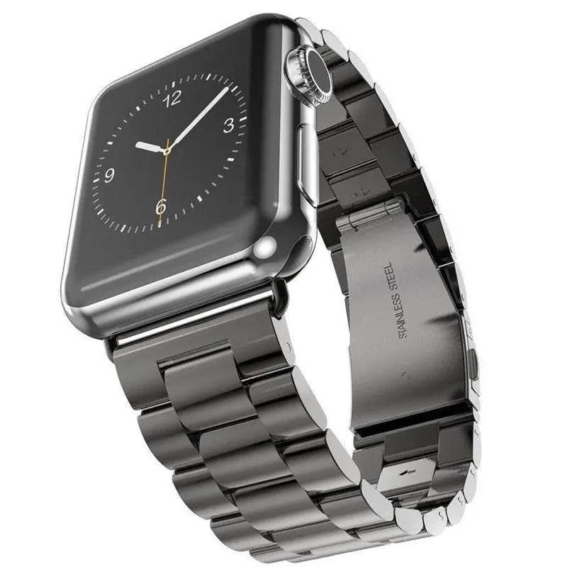 Stalen Schakelband Smartwatch 42mm 46mm 49mm Polsband Verstelbaar Metaal Horloge Accessoire Universal