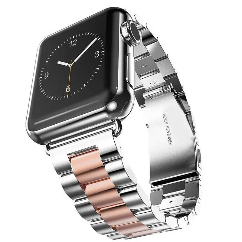 Stalen Schakelband Smartwatch 42mm 46mm 49mm Polsband Verstelbaar Metaal Horloge Accessoire Universal