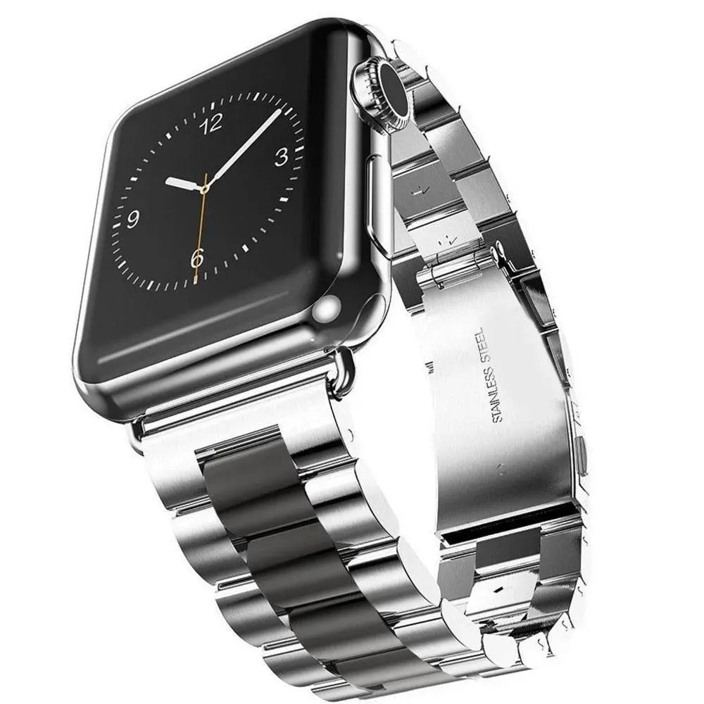 Stalen Schakelband Smartwatch 42mm 46mm 49mm Polsband Verstelbaar Metaal Horloge Accessoire Universal