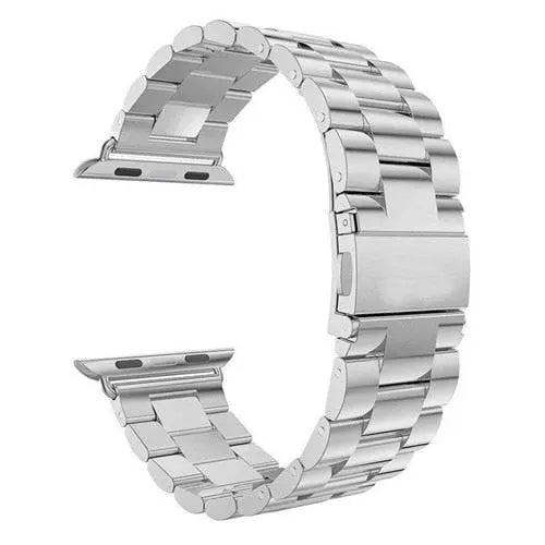 Stalen Schakelband Smartwatch 42mm 46mm 49mm Polsband Verstelbaar Metaal Horloge Accessoire Universal