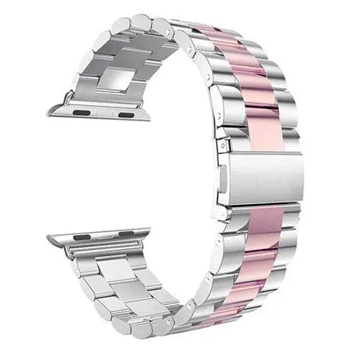 Stalen Schakelband Smartwatch 42mm 46mm 49mm Polsband Verstelbaar Metaal Horloge Accessoire Universal