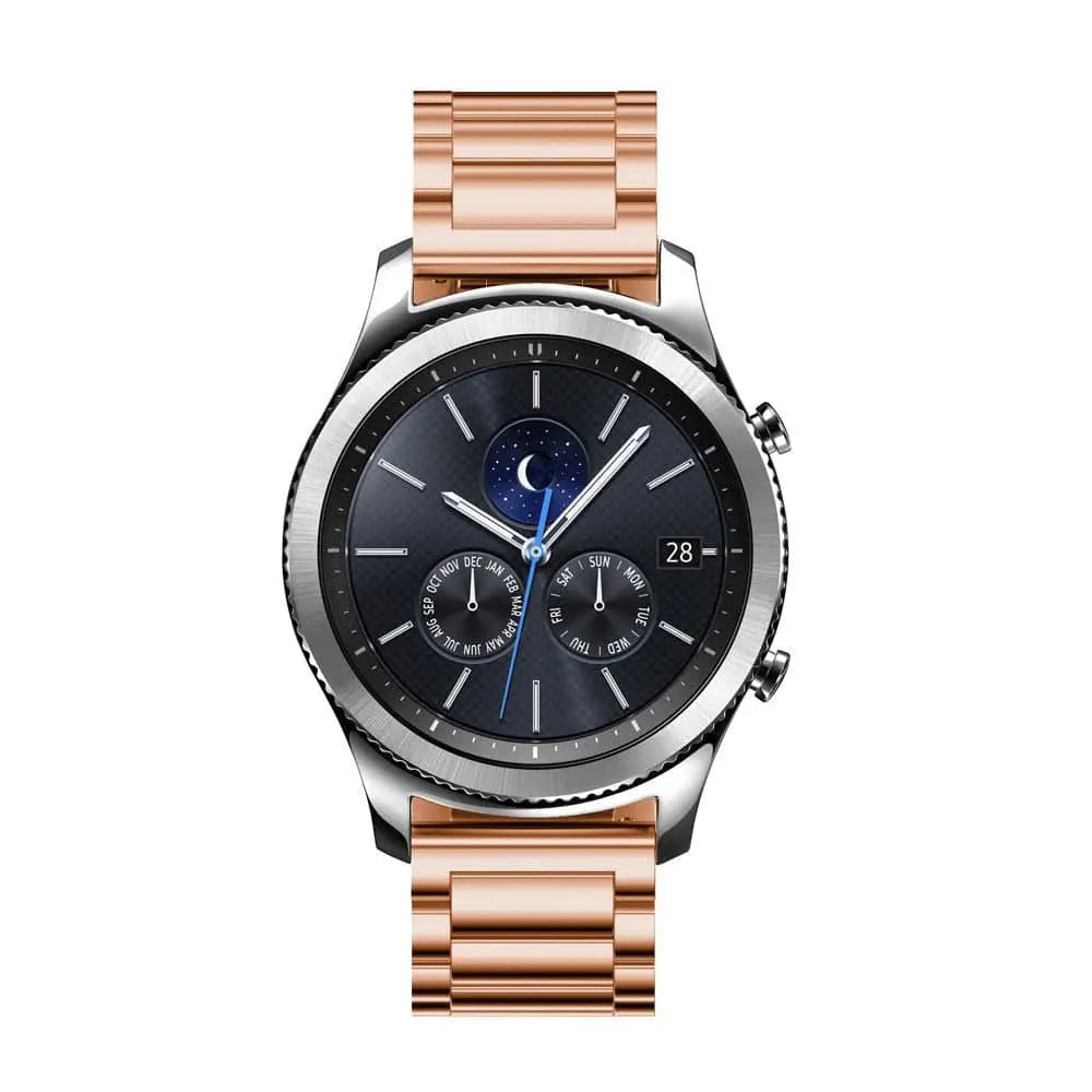 Roestvrijstalen Smartwatch Bandje 18mm 20mm 22mm 23mm Verstelbaar Metalen Horlogeband Premium Universeel