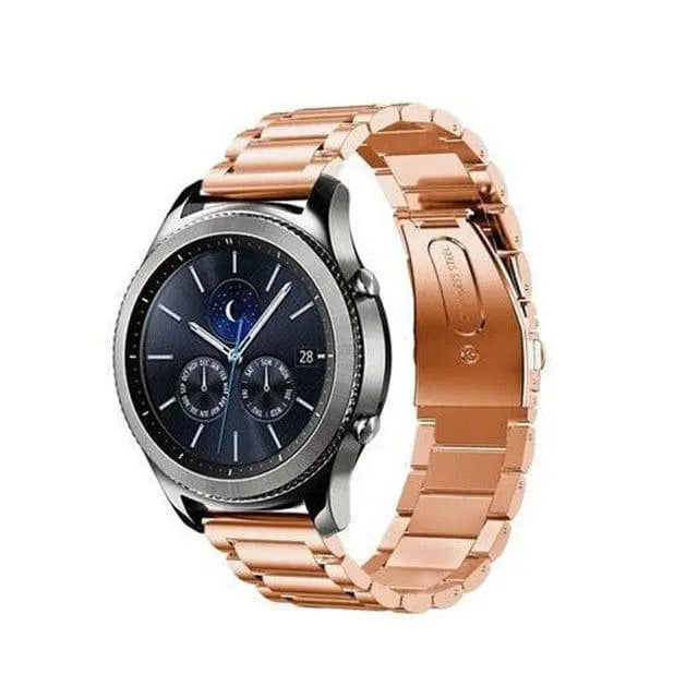 Roestvrijstalen Smartwatch Bandje 18mm 20mm 22mm 23mm Verstelbaar Metalen Horlogeband Premium Universeel