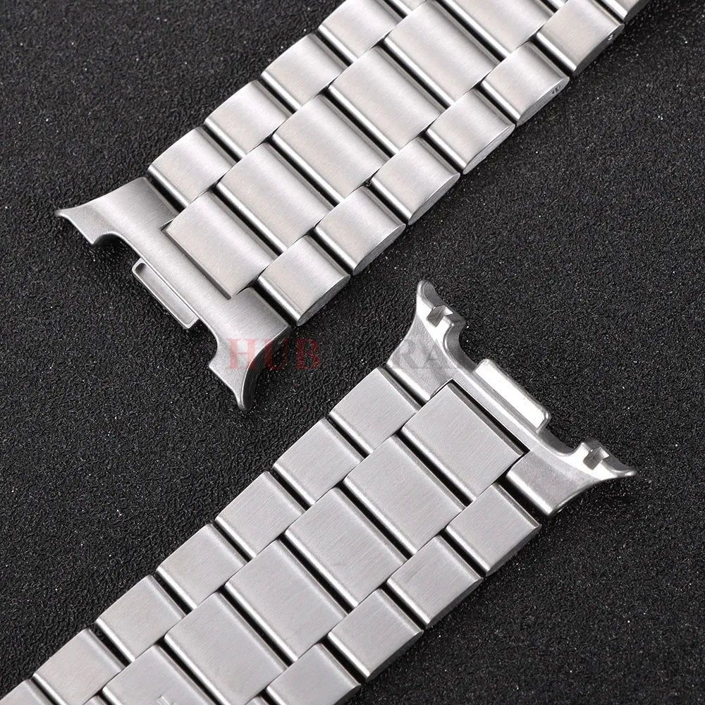 Roestvrij Stalen Smartwatch Horlogeband 40mm 44mm 46mm Verstelbaar Metalen Polsband Modern Design Unisex