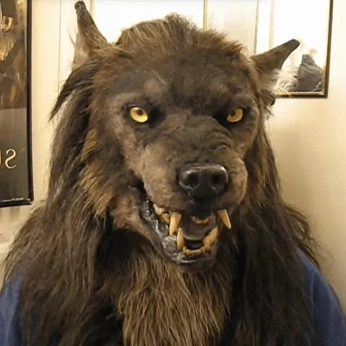 Weerwolf Masker Halloween Cosplay Party Carnaval Feestmasker Realistisch Siliconen Dierenmasker Verkleedkleding