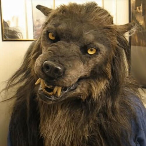 Weerwolf Masker Volledige Hoofdbedekking Latex voor Feesten Cosplay Horror Thema-evenementen Halloween