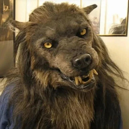 Weerwolf Masker Halloween Cosplay Party Carnaval Feestmasker Realistisch Siliconen Dierenmasker Verkleedkleding