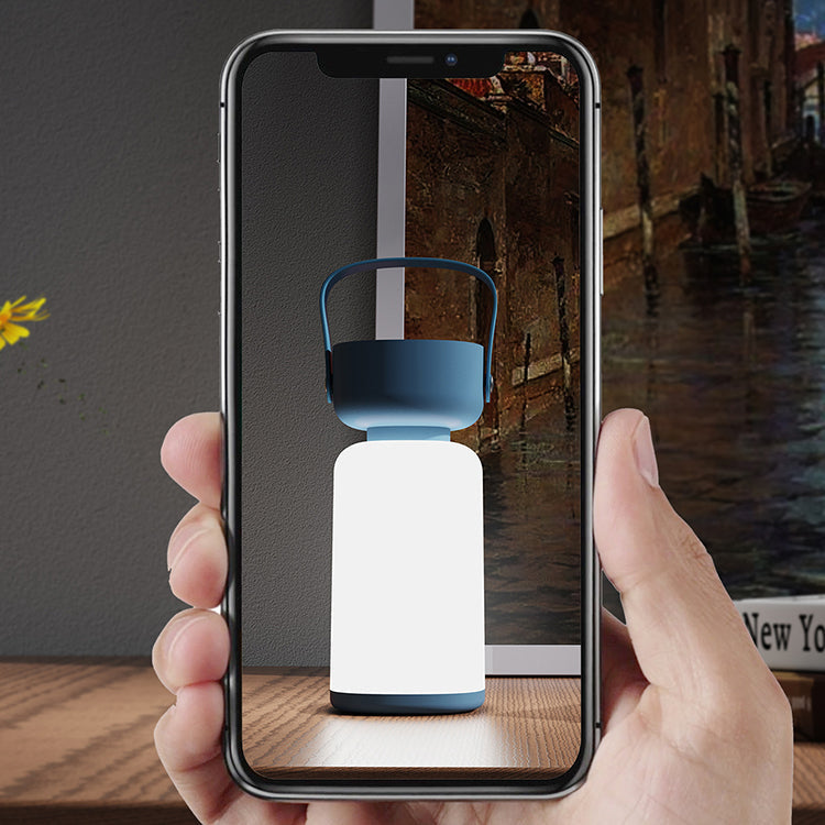 Draagbare LED Tafellamp Cilinder - Waterdicht Modern Design Oplaadbaar USB