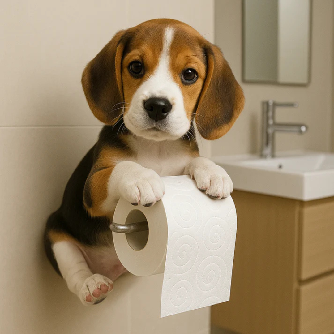 Wandhouder Toiletpapier Hond Decoratief Harsen Design Badkamer Wc Humor Accent Duurzaam Wandmontage Uniek