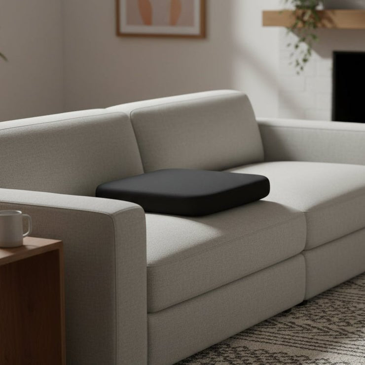 Ergonomisch Zitkussen met Antislip Onderkant Vormvaste Geheugenschuim Vulling voor Auto Kantoor Thuis Optimaal Comfort