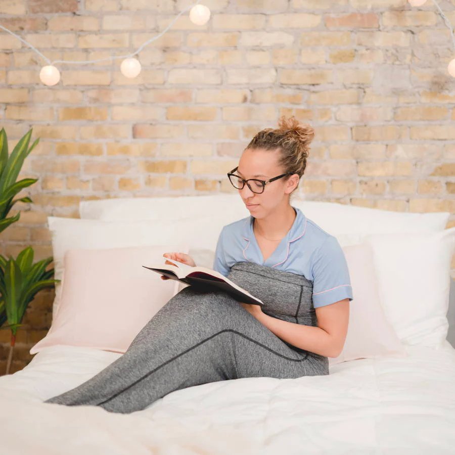Draagbare Slaapcocon met Compressietherapie voor Diepe Ontspanning en Stressvermindering Volwassenen Grijs