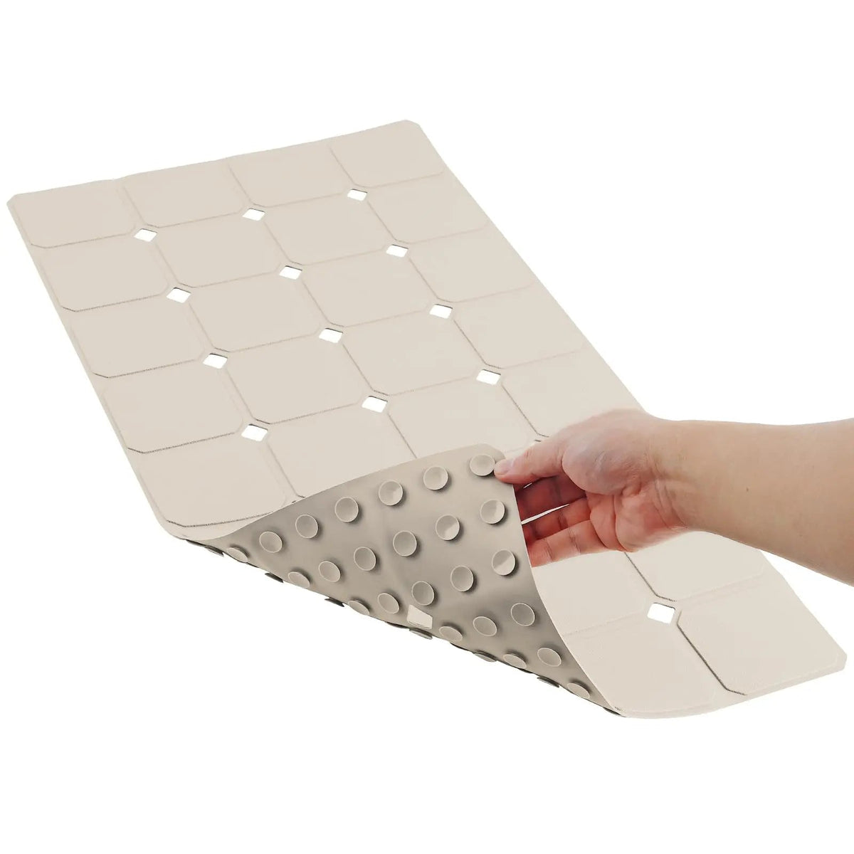 Opvouwbare Antislip Badmat met Zuignappen Siliconen Badkamermat Douche en Bad
