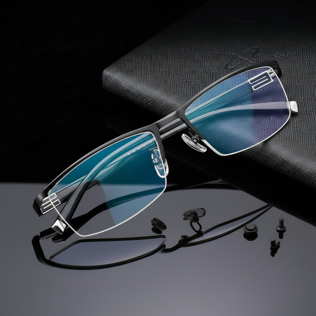 Progressieve Leesbril met Automatische Aanpassing - Blauwlichtfilter & UV-Bescherming voor Ontspannen Zicht