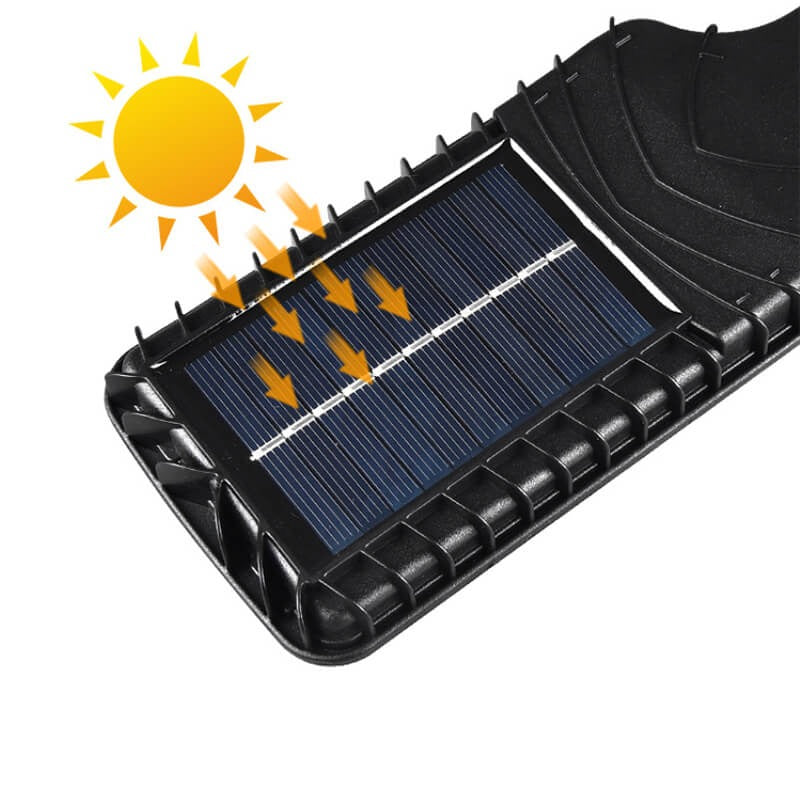 Waterdichte Solar Buitenlamp met Bewegingssensor 100W - IP67 LED-Schijnwerper voor Erf, Oprit en Tuin met Afstandsbediening