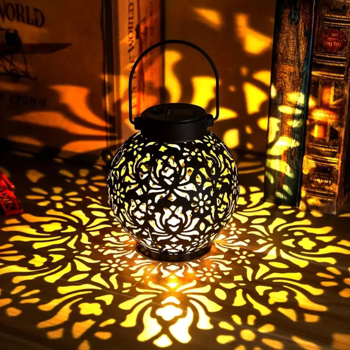 Solarverlichting voor Terras & Tuin - Ronde Sfeerlamp met Warm Licht