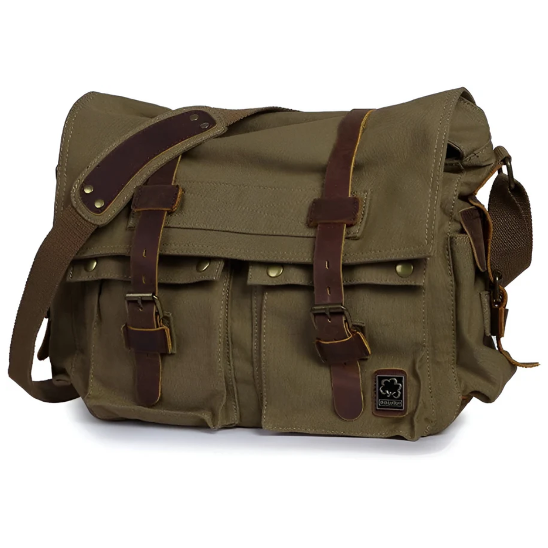 Canvas Crossbody Tas voor Heren - Ruim & Sterk - Ideaal voor Dagelijks Gebruik & Outdoor