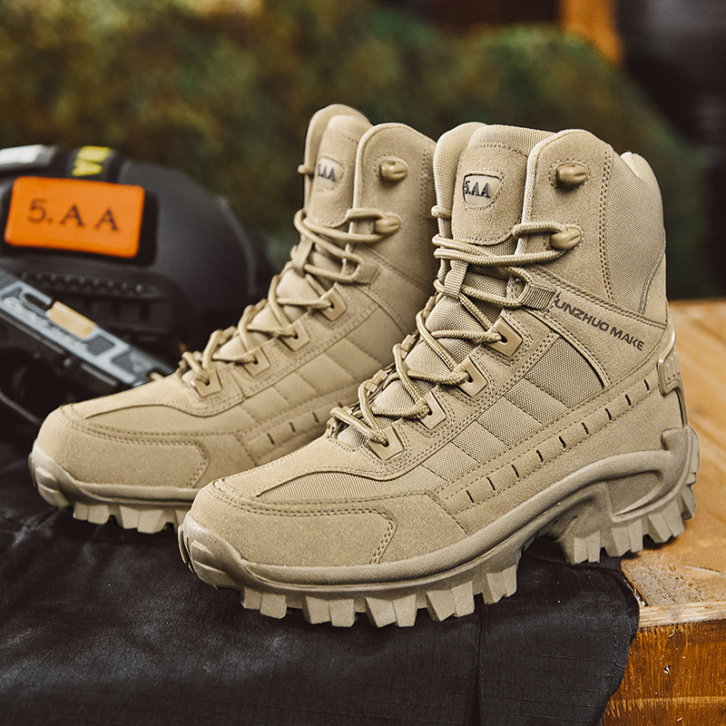 Waterdichte Werkschoenen Hoog met Antislip Zool Versterkte Enkel en Steunzool voor Outdoor Bouw Tuin