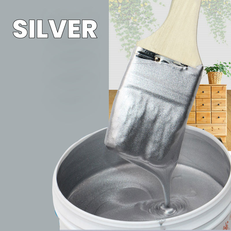 Metallic Verfafwerking Goud & Zilver 200g Waterbasis voor Decoratie Meubels Muren DIY Projecten Wonen