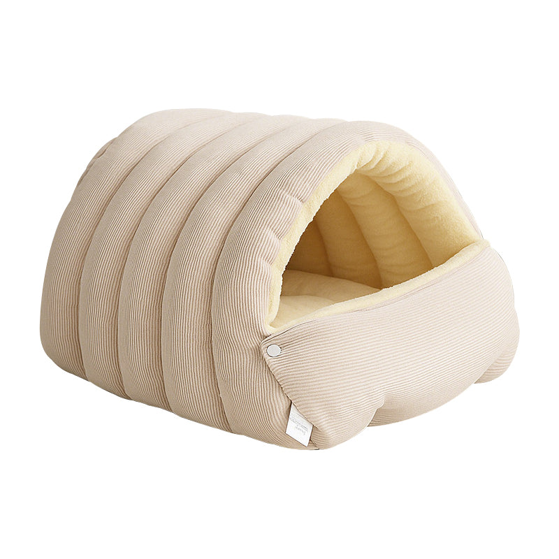 Huisdierenbed Grondloze Iglohut - Zachte Igloo Pluche Slaapplek Klein Medium Groot Kat Hond Winter