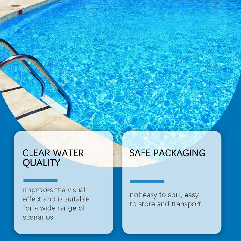 Opblaasbaar Zwembad Waterreiniger 100 ml Chloorvrij tegen Algen 10 ml per 100 Liter