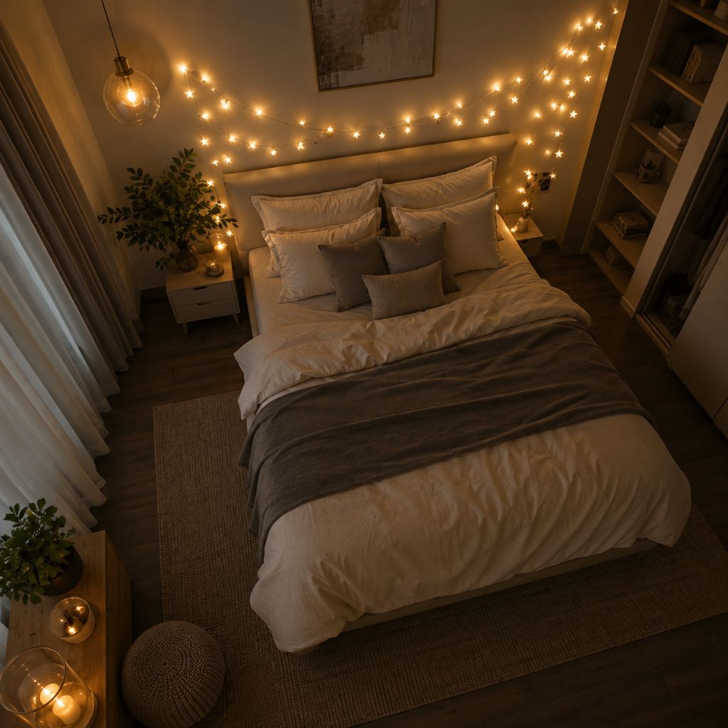 Batterij Fairy Lights Warm Wit LED Lichtsnoer Kinderkamer Babykamer Sfeerlicht Decoratie Sterren Nachtlampje