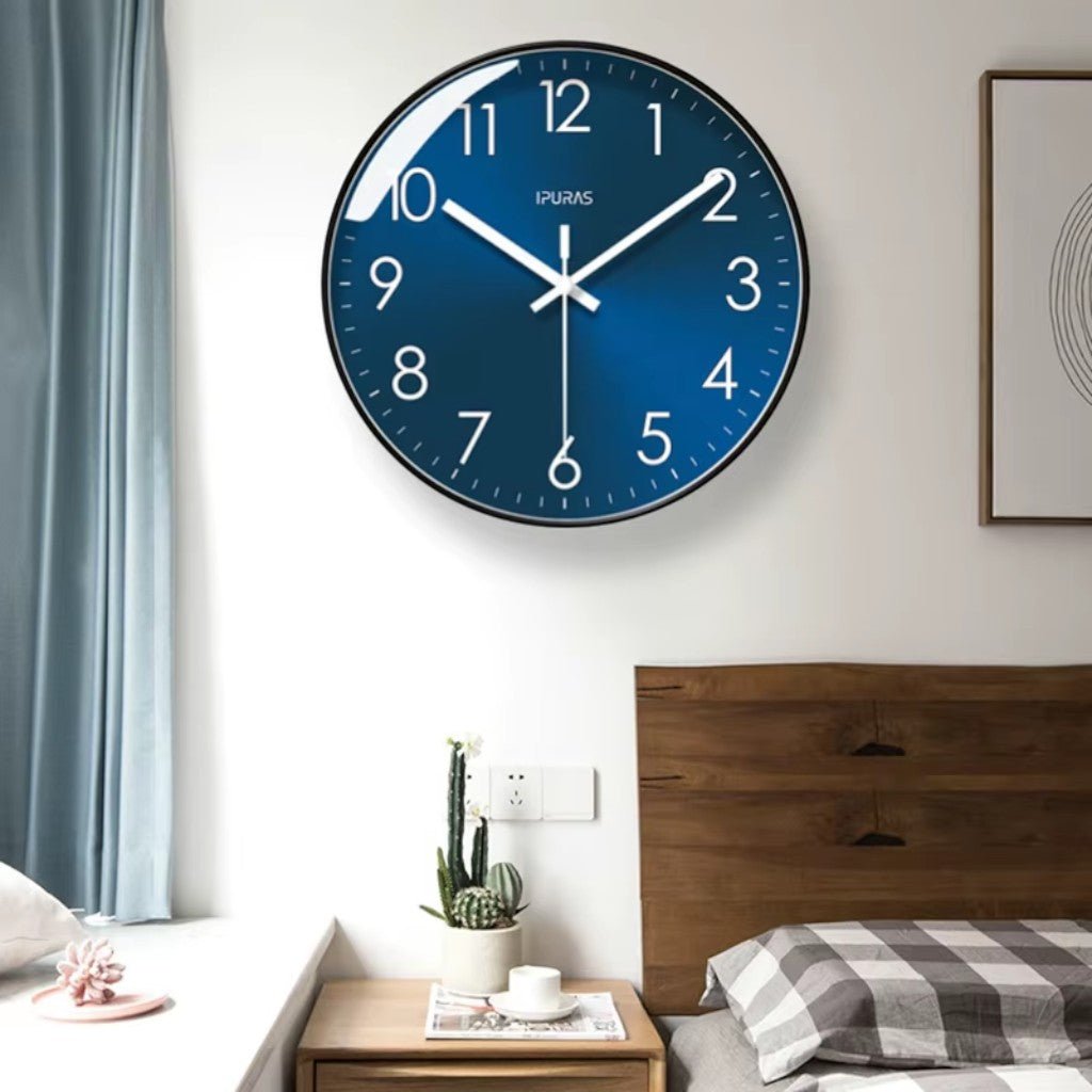 Wandklok Stille Quartz Beweging 25cm 30cm Zwart Goud Minimalistisch Modern Design voor Woonkamer Kantoor