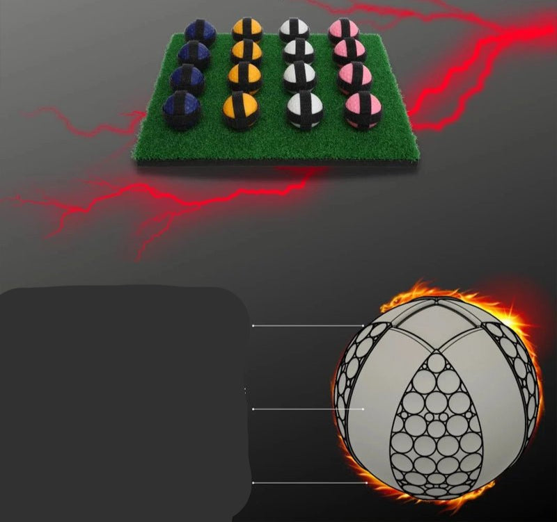 Klittenband Golf Spel Set met Doelmat en Ballen voor Binnen en Buiten Training Gezelligheid Kinderen Sport