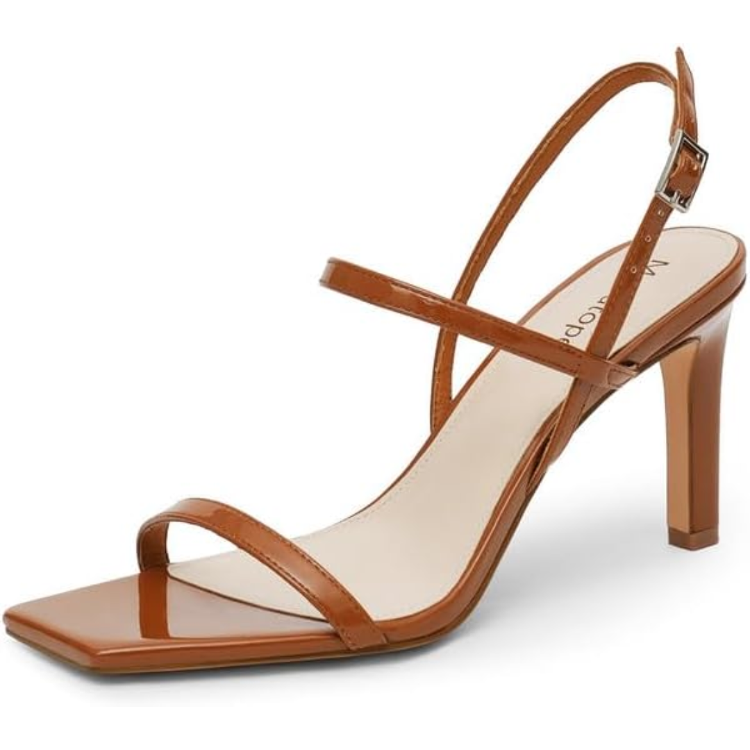 Strappy High Heel Sandalen met Enkelbandje - Elegant Open Teen Design voor Feesten en Speciale Gelegenheden