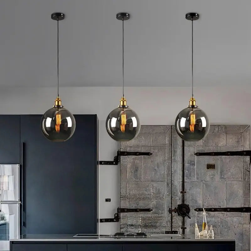 Titel: Hanglamp Rookglas Vintage LED G9 12W Zwart Woonkamer Eetkamer Slaapkamer Retro