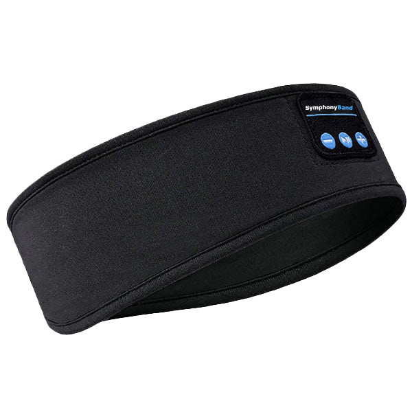 Slaap Hoofdband met Geïntegreerde Oordopjes Grijs Zwart Comfortabel