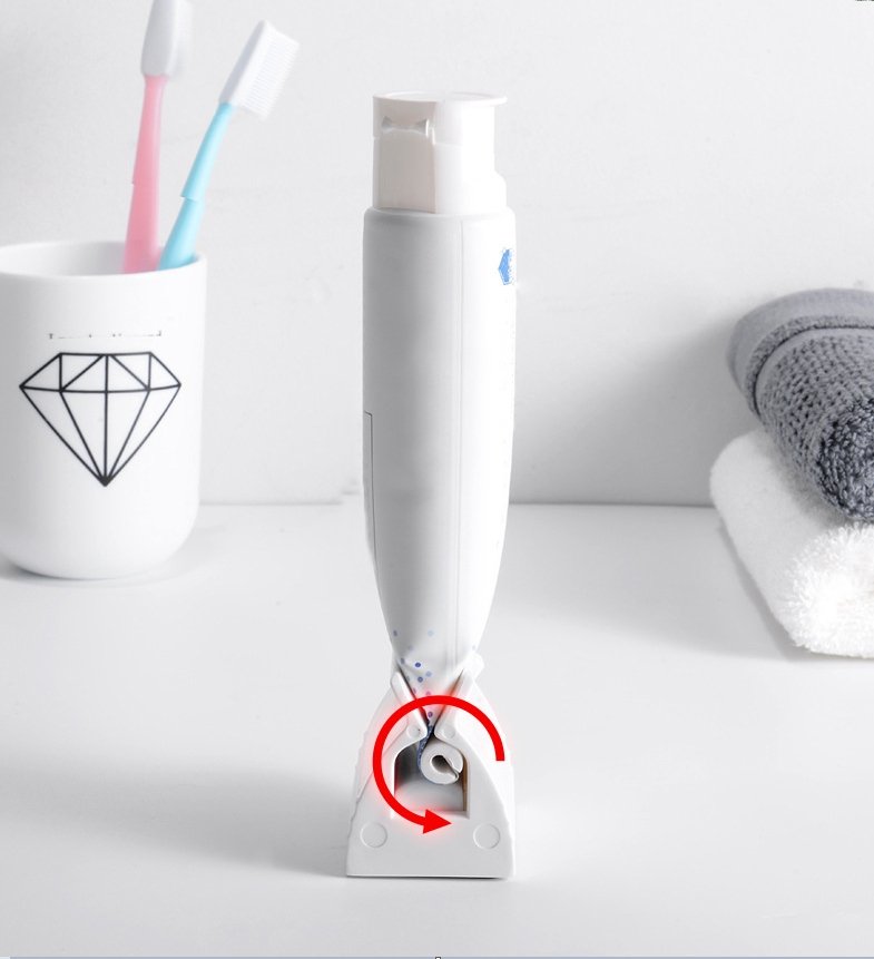 Tandpasta Uitknijper Set van 2 - Hygiënisch Tandpasta Uitknijtool voor Badkamer