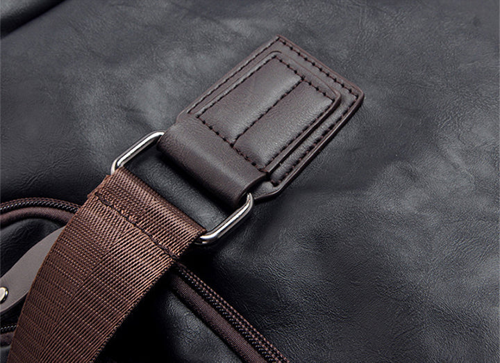 Leren Reistas Handbagage Weekendtas Premium PU-Leer Waterbestendig Krasvrij Duurzaam Reisaccessoire Vintage