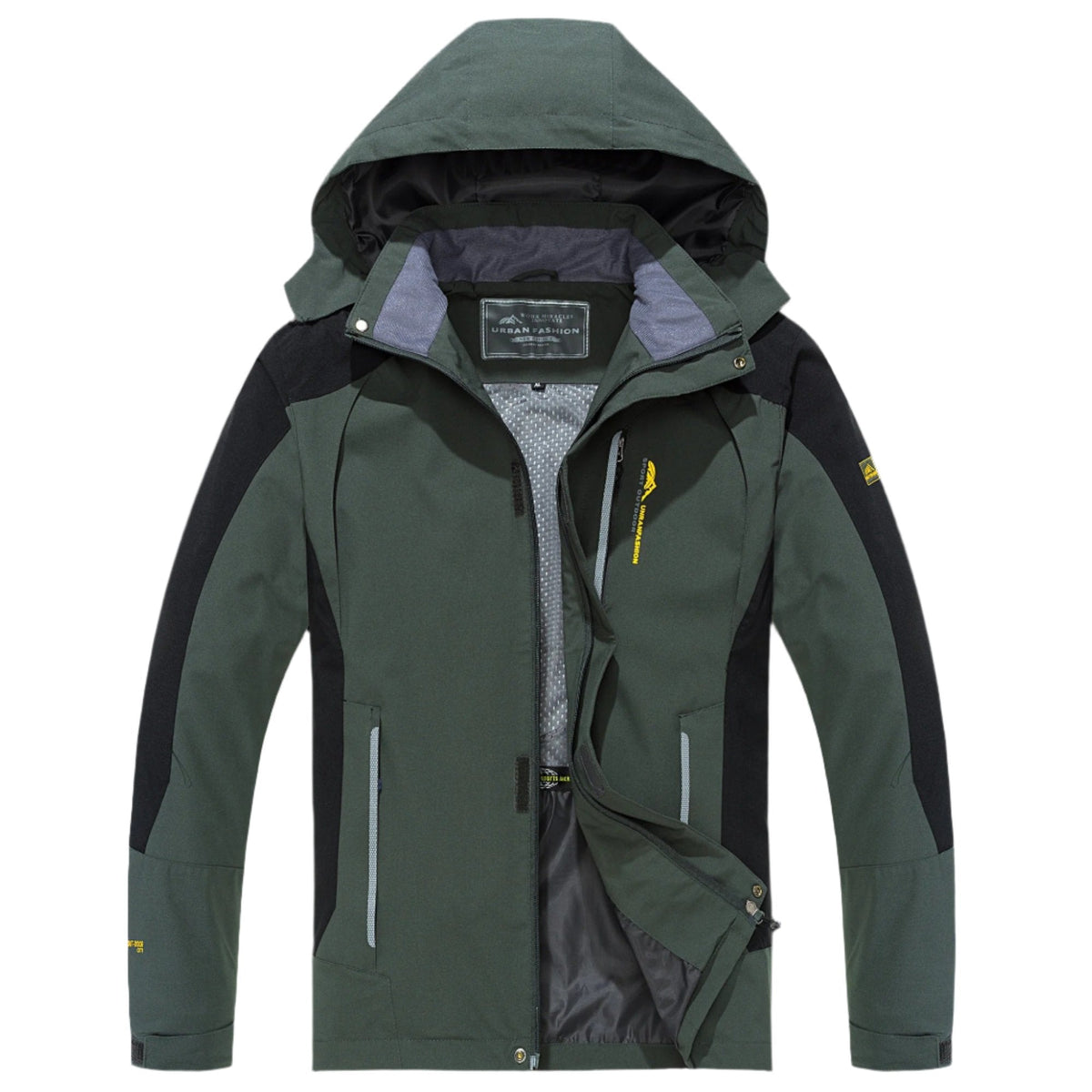 Waterdichte Outdoorjas Heren Winddicht Ademend Wandeljas Functioneel Outdoor Trek Meerdere Kleuren S-4XL