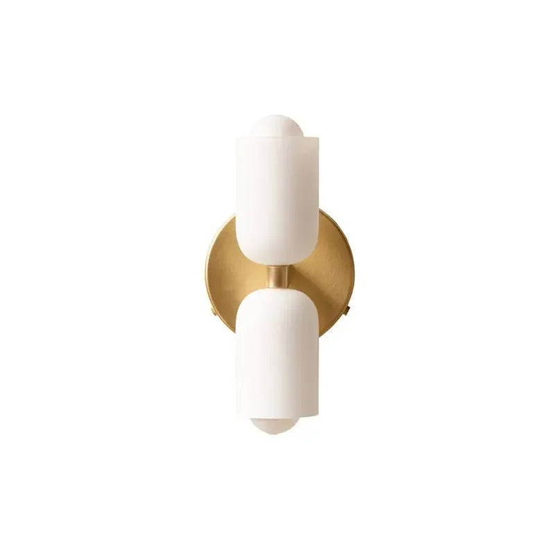 Moderne Wandlamp met Kleurrijke Kap - Glazen Lichtpunt voor Levendige Ruimtes