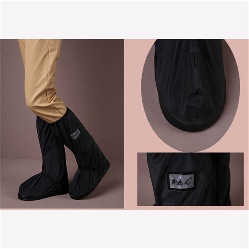 Waterdichte Overschoenen met Reflector Antislip Zool Regenbescherming Herbruikbare Schoenhoezen Outdoor