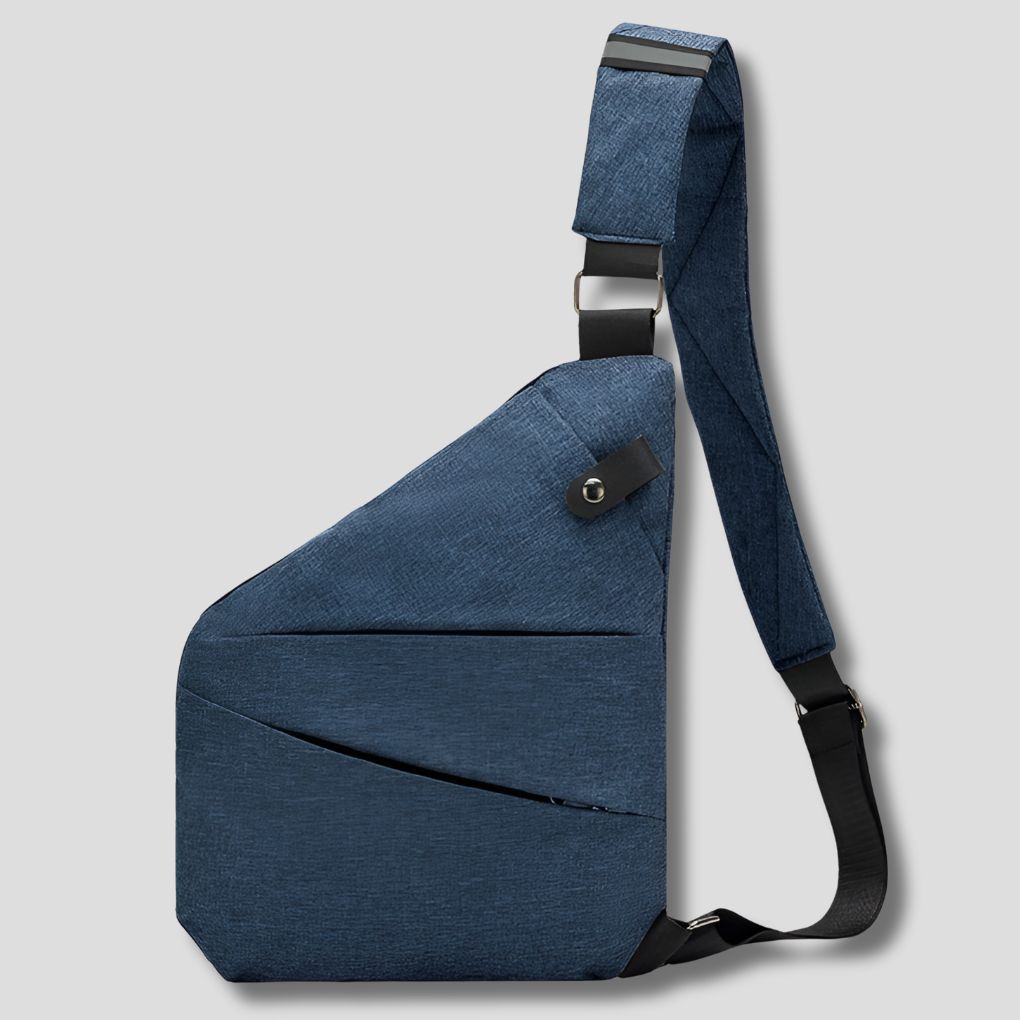 Beveiligde Crossbody Schoudertas met Verborgen Ritsen RFID Blokkering voor Dagelijks Gebruik Reizen Vrije Tijd