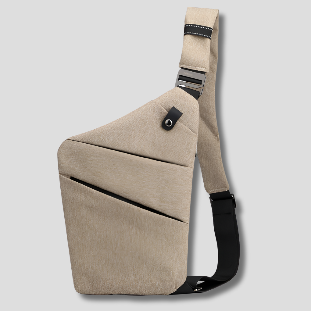 Beveiligde Crossbody Schoudertas met Verborgen Ritsen RFID Blokkering voor Dagelijks Gebruik Reizen Vrije Tijd