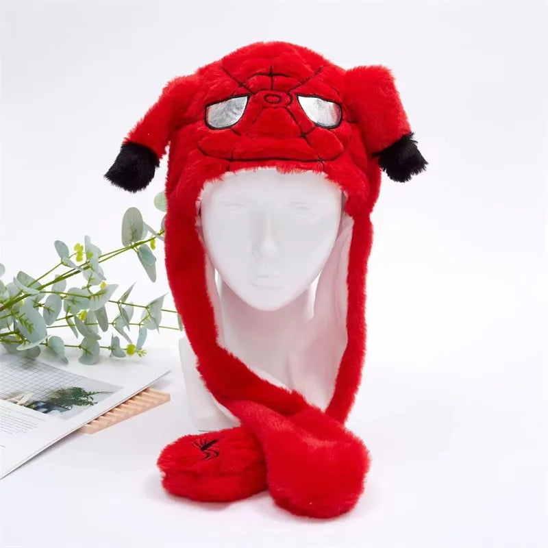 Interactieve Pluche Muts met Bewegende Oren - Zachte Hoofdbedekking voor Feest Cosplay en Verkleedpartij