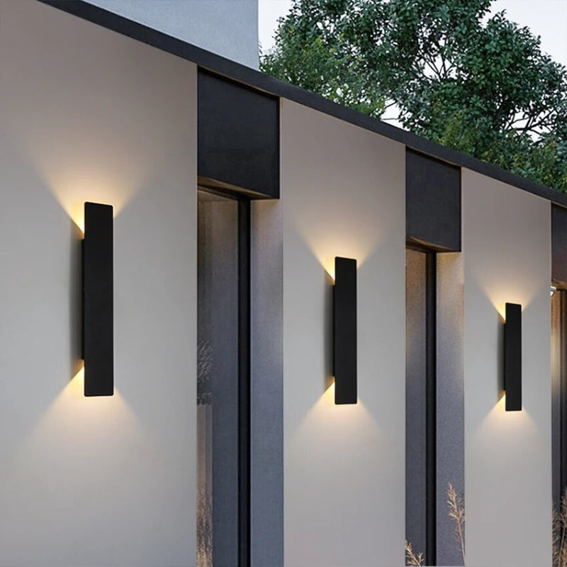 LED Wandlamp Rechthoekig Aluminium Waterdicht IP65 Buitenverlichting Gevellamp Balkon Tuin Sfeerverlichting Energiezuinig Moderne Wandarmatuur