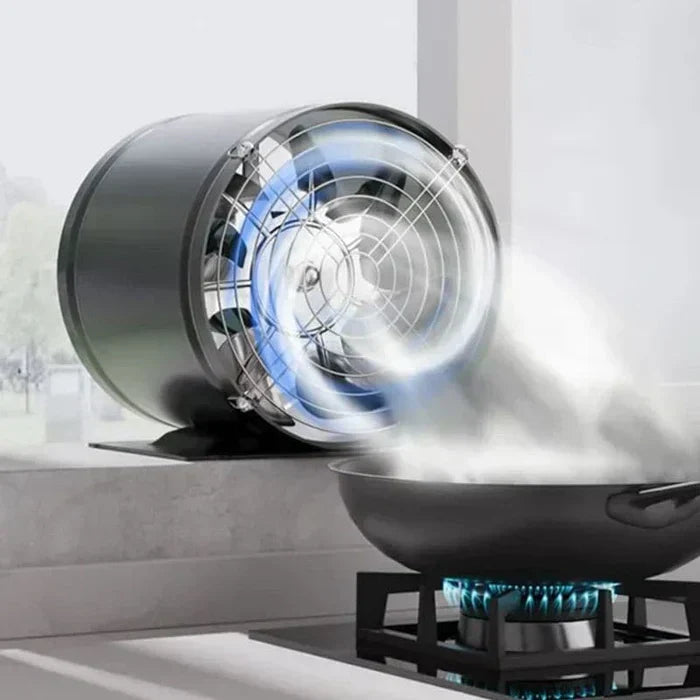 Stille Afzuigventilator voor Keuken Badkamer - Krachtige Luchtverversing Muuraanzuiting 73-200mm