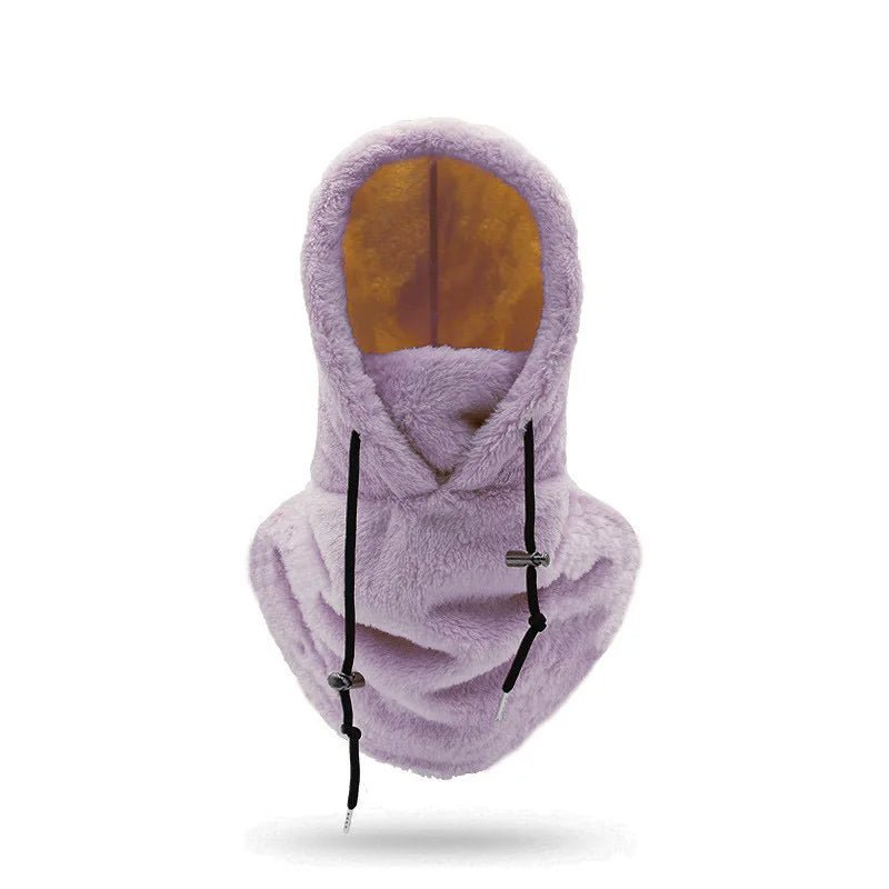 Sherpa Fleece Bivakmuts Winddicht Thermisch Skimas Verstelbaar Unisex Winteraccessoire voor Fietsen Outdoor