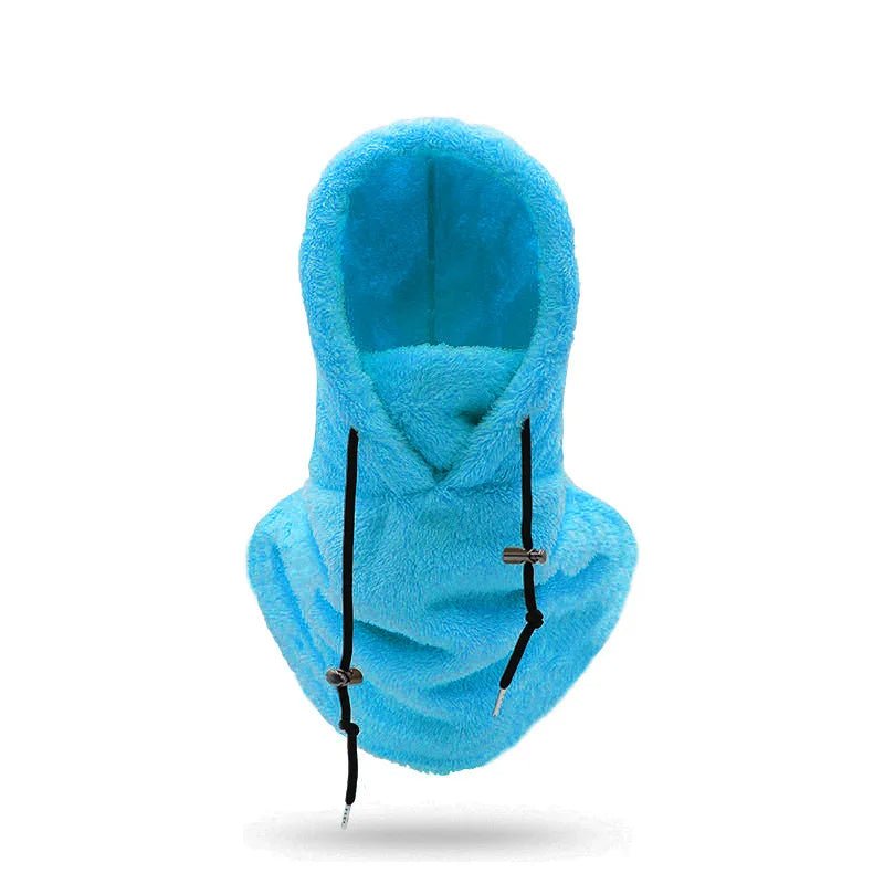Sherpa Fleece Bivakmuts Winddicht Thermisch Skimas Verstelbaar Unisex Winteraccessoire voor Fietsen Outdoor