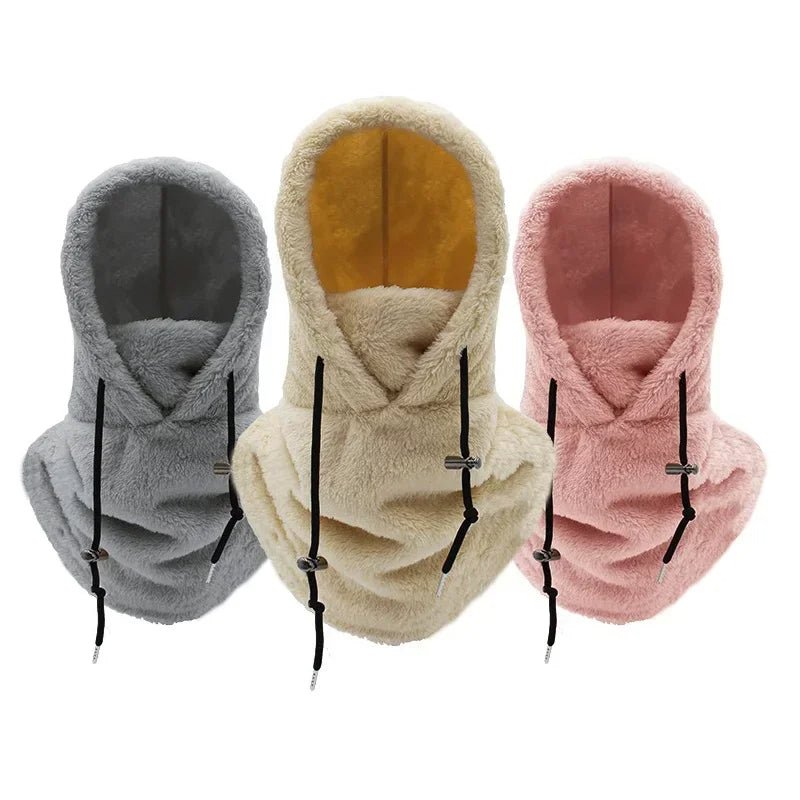 Sherpa Fleece Bivakmuts Winddicht Thermisch Skimas Verstelbaar Unisex Winteraccessoire voor Fietsen Outdoor