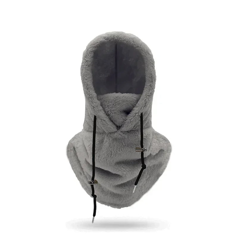 Sherpa Fleece Bivakmuts Winddicht Thermisch Skimas Verstelbaar Unisex Winteraccessoire voor Fietsen Outdoor