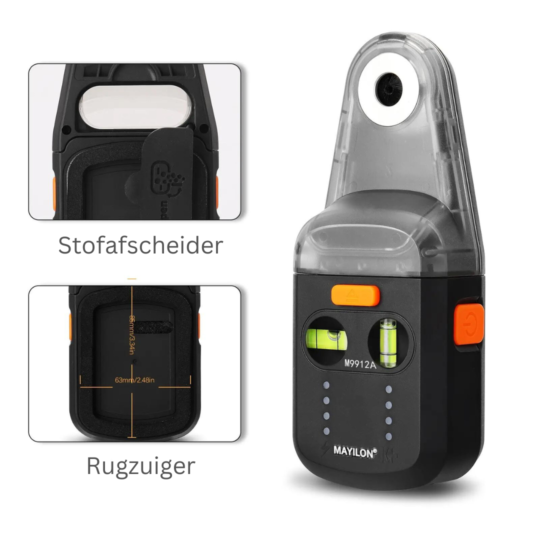 ProGuide Precisie-Gereedschap voor Huisverbeteringen - Laserwaterpas met Stofafzuigsysteem