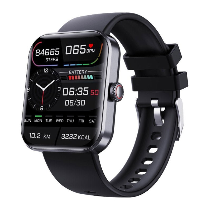 Smartwatch met Gezondheidsmeting Hartslagmeter Bloeddruk Zuurstofniveau Zwart Roze