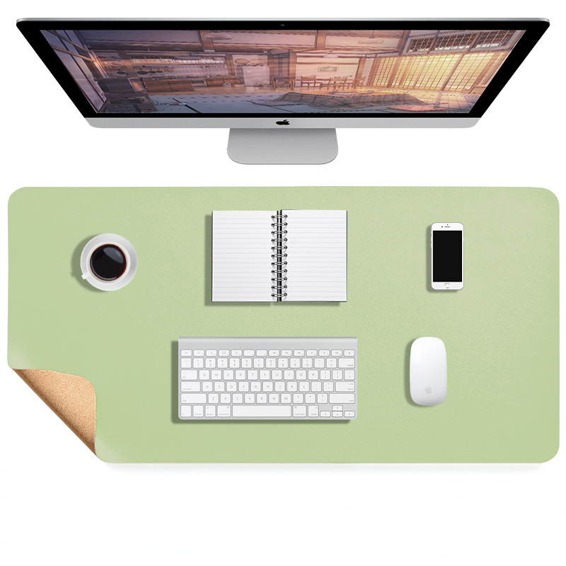 Bureau Onderlegger Leer Waterafstotend Krasbestendig Warmtebestendig Antislip Suède 90x40 tot 140x60 cm 12 Kleuren