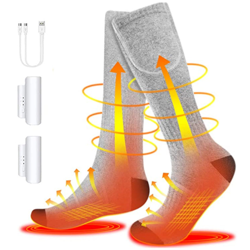 Verwarmde Sokken Unisex Elektrisch Warm Voeten Winter Thermisch Comfort Outdoor Ski Wandelen Snowboard