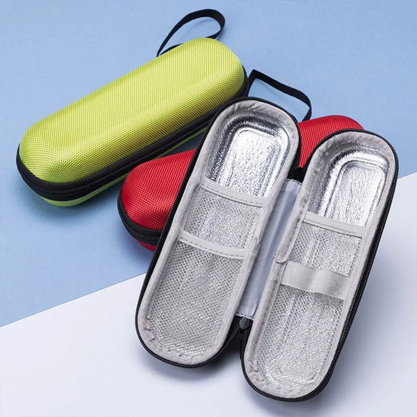 Medicijn Koeltas met Gelpack 20x7,5cm Reizen Temperatuurbewaring Medicatie Transport Isolatie Compact