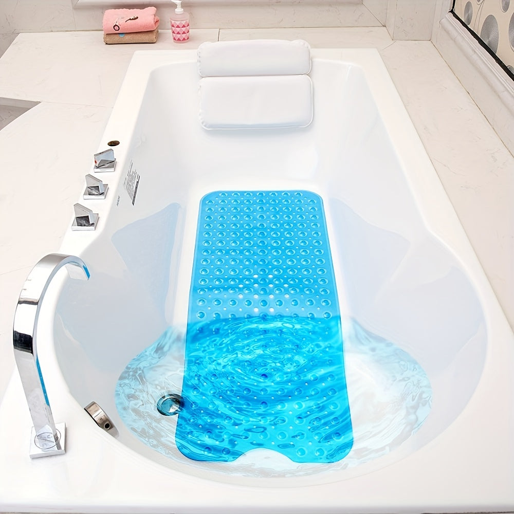 Antislip Badmat XL voor Douche en Bad - Extra Lange Veiligheidsbadmat met Zuignappen